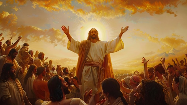 a blink of an eye, Jesus christ, with, followers