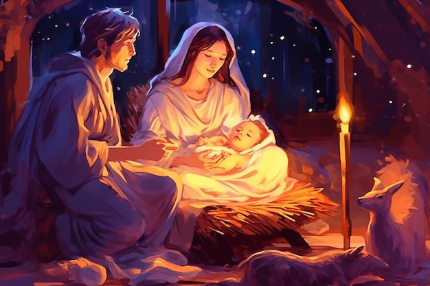 a blink of an eye. The Miracle Among Us, christmas, with, baby, jesus