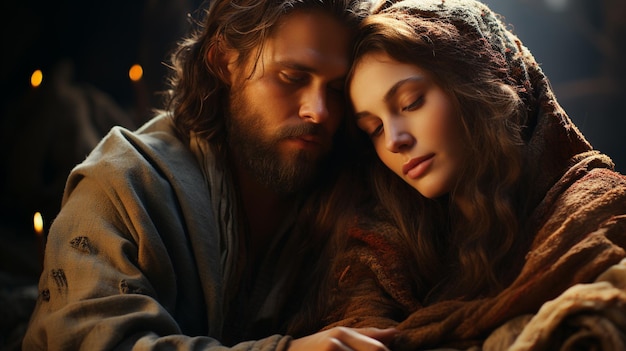 a blink of an eye, Mary, and, joseph