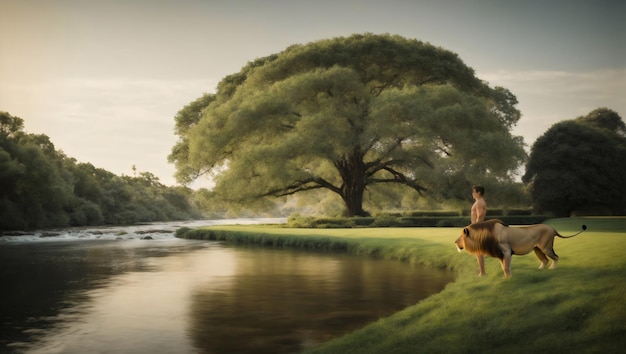 a blink of an eye, The Truly Special Beginning, adam, and, lion