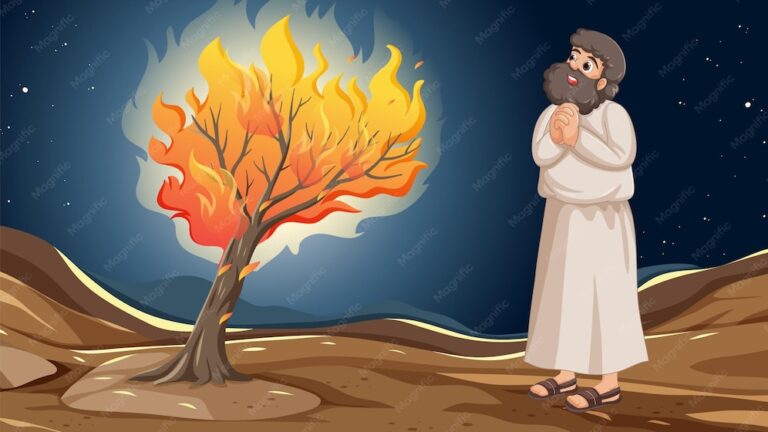 a blink of an eye, Will Be With You, moses, at, burning, bush