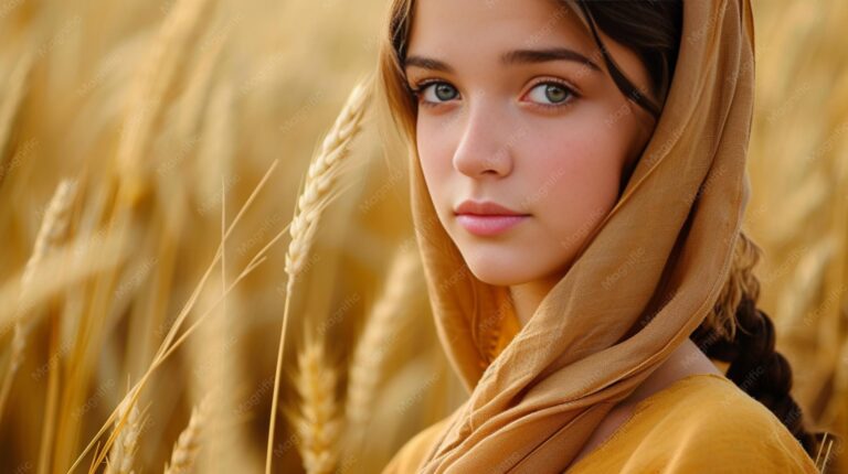 A blink of an eye, Ruth, in, field