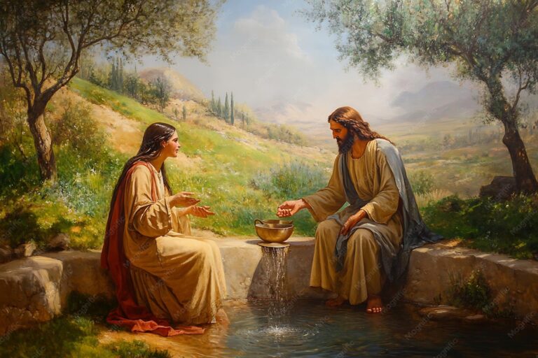 a blink of an eye, Will You Give Me A Drink, jesus, and, samaritan, woman