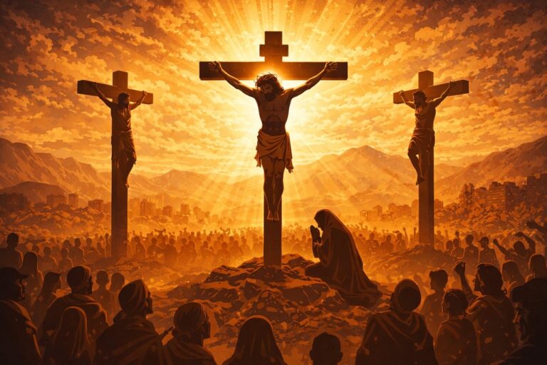 a blink of an eye, Hail King of the Jews, jesus ,crucified ,with ,others