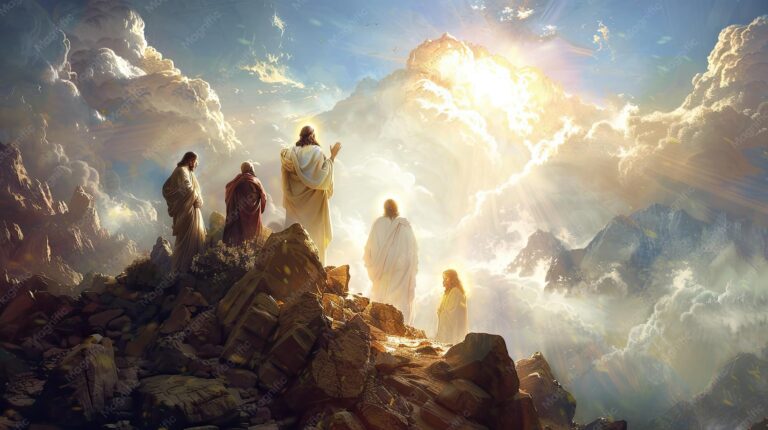 a blink of an eye, God Has Come With Power, jesus, on, mountain ,top