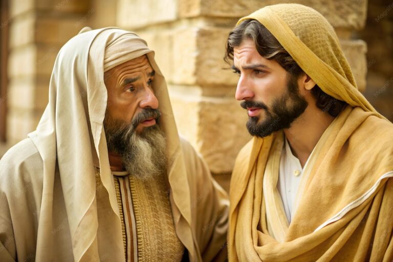 a blink of an eye, Born Of Water And The Spirit, jesus ,with , nicodemas