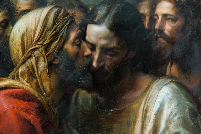 a blink of an eye, Were Scheming To Arrest, judas. kissing, jesus