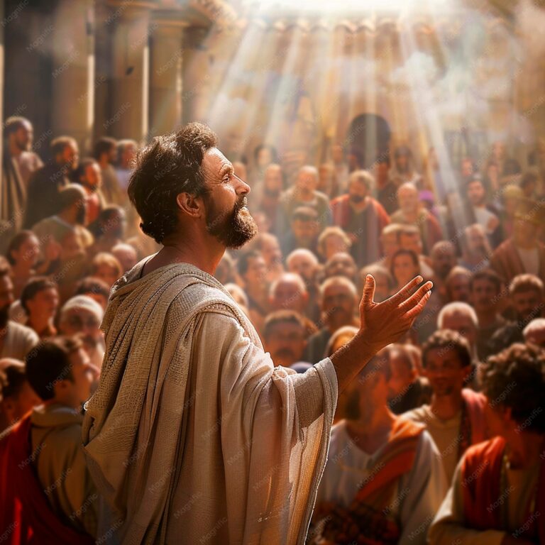 a blink of an eye, They Were Greatly Disturbed, peter,at, crowd